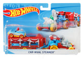 SET CAMION SI MASINA SPORT HOT WHEELS CARNIVAL STEAMER